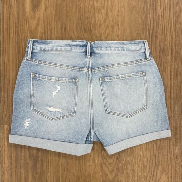 Frame Le Beau Shorts In Canter Rips - Picture 3 of 3